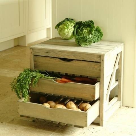 Ящики для хранения овощей деревянные